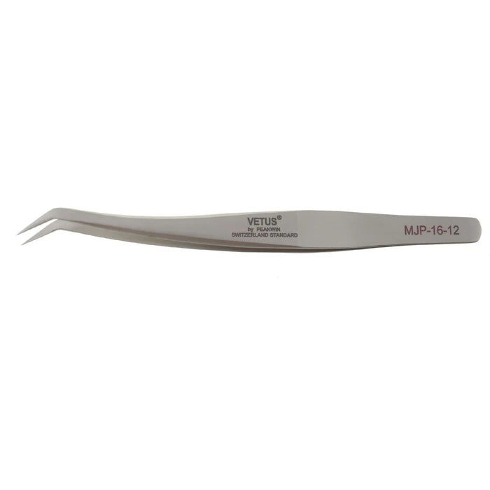 VETUS MJP-16-12 VETUS High Strength Stainless Steel Professional Curved Tip Tweezers Repair Tool - Style A - 3