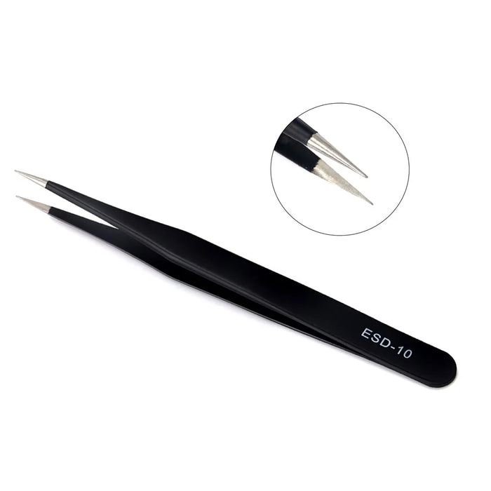 JF-8142 Portable Professional 9-in-1 Anti-static Tweezers Set Kit - 4