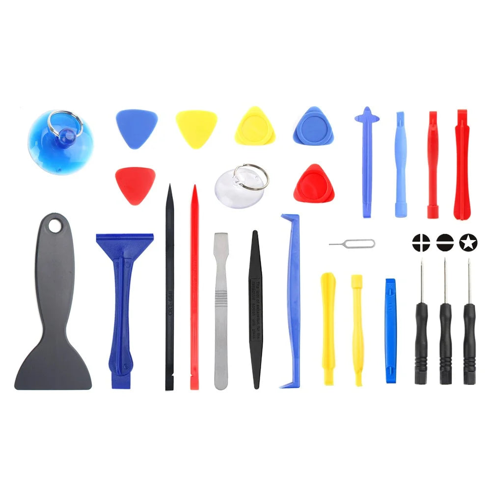 JF-8141 26-in-1 Opening Pry Screwdriver Repair Tool Kit for iPhone Samsung Huawei - 1