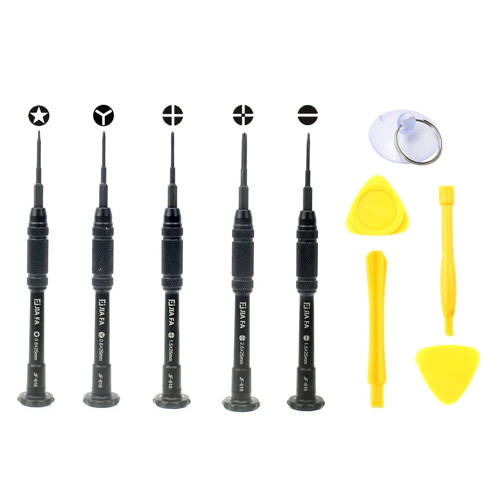 JF-8139 10-in-1 Repair Tool Set Opening Tool Kit for iPhone - 1