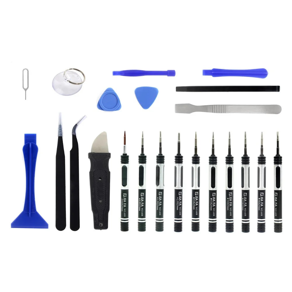 JF-8137 22-in-1 Portable Opening Pry Screwdriver Repair Tool Kit for iPhone Samsung Huawei - 1