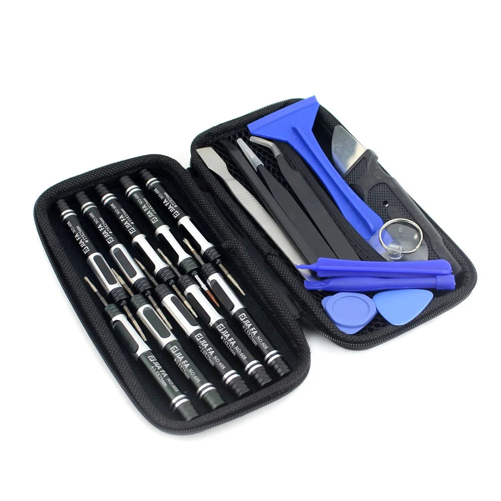 JF-8137 22-in-1 Portable Opening Pry Screwdriver Repair Tool Kit for iPhone Samsung Huawei - 7