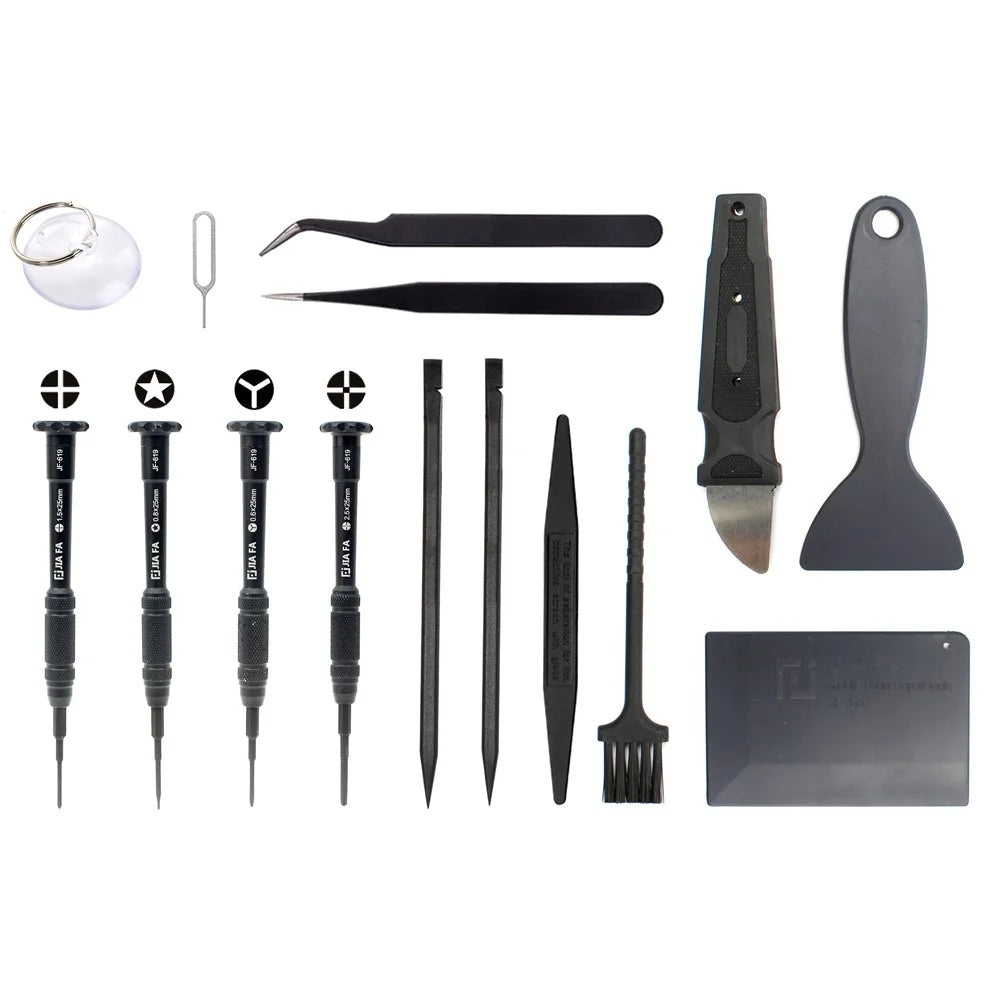 JF-8135 15-in-1 Repair Tool Set Opening Tool Kit for iPhone - 1