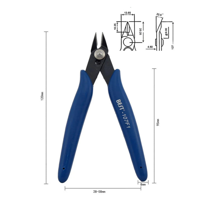 BEST BST-107F1 Electrical Wire Cable Cutters Tool Mini Pliers for Microelectronic Repairing - 7