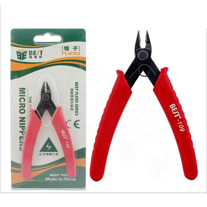 BEST BST-109 Electronic Copper Wire Cutting Cable Cutter Diagonal Pliers - 1