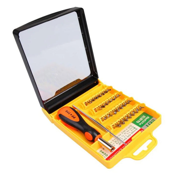 BEST BST-8902 30 in 1 Multipurpose Repair CR-V Screwdriver Tweezer Set Tools Kit for Phone PC Repair - 2