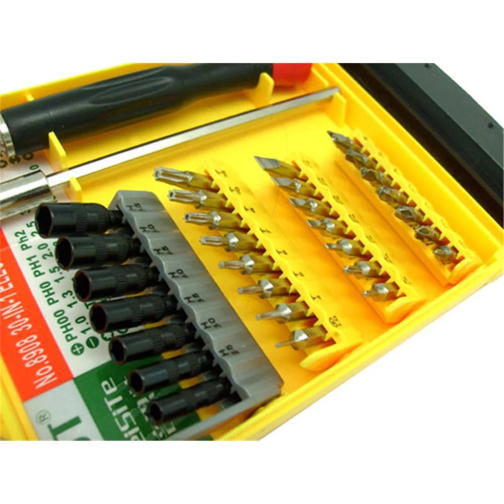 BEST BST-8908 Multipurpose Anti-static Screwdriver Repair Set for Phone PC Electronics Repair - 4