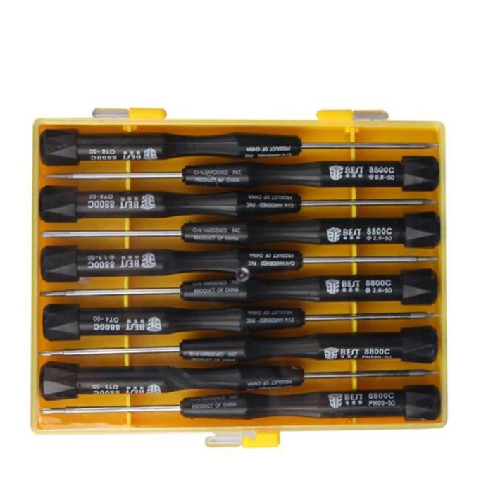 BEST BST-8800C 10-in-1 Anti-slip Professional Screwdriver Disassemble Opening Repair Tool Kit - 4
