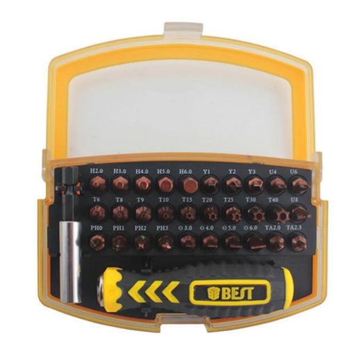 BEST BST-2166B 32 in 1 Interchangeable Precise Manual Screwdriver Set Multipurpose Repair Tools Kit - 2