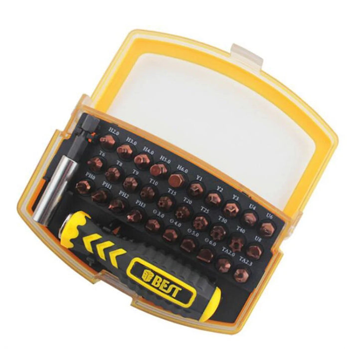 BEST BST-2166B 32 in 1 Interchangeable Precise Manual Screwdriver Set Multipurpose Repair Tools Kit - 3
