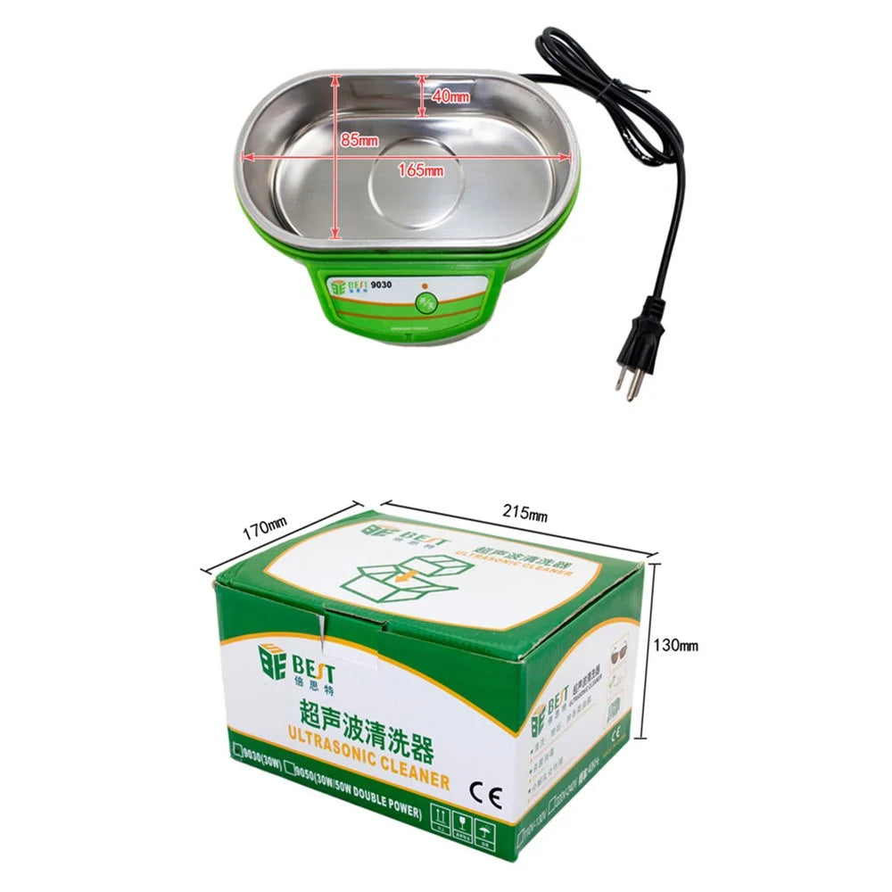 BEST BST-9030 220V-240V Ultrasonic Cleaner Practical Ultrasonic Cleaning Machine - 2