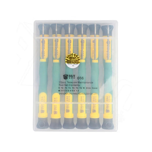 BEST BST-666 12 in 1 Screwdriver Kit Repair Tool Set - 1