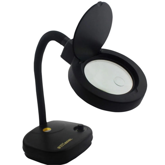 BEST BST-208L Adjustable Brightness 2.7W LED Lamp 2X/10X Magnifying Glass - AC 110V - 1
