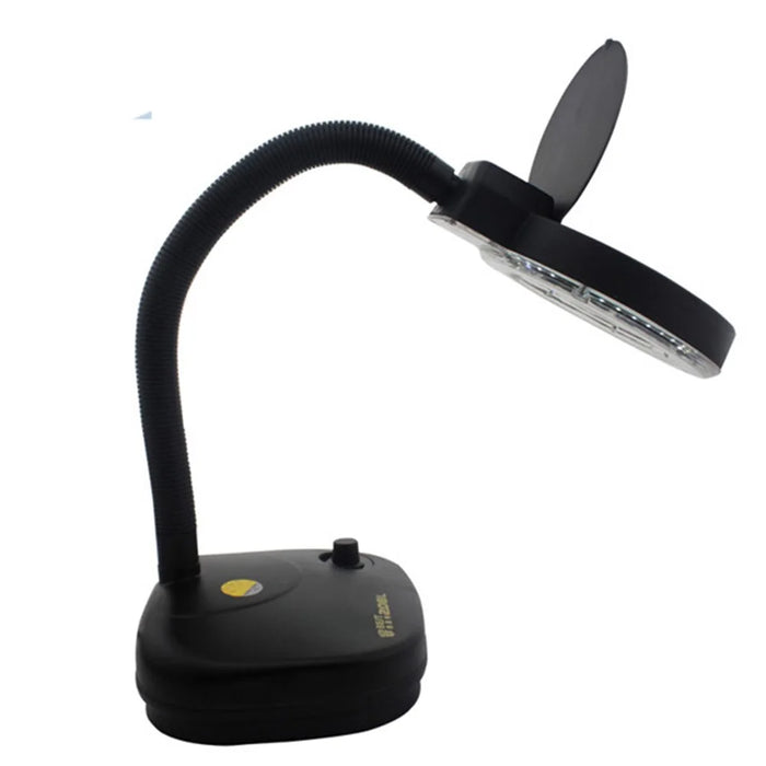 BEST BST-208L Adjustable Brightness 2.7W LED Lamp 2X/10X Magnifying Glass - AC 110V - 6