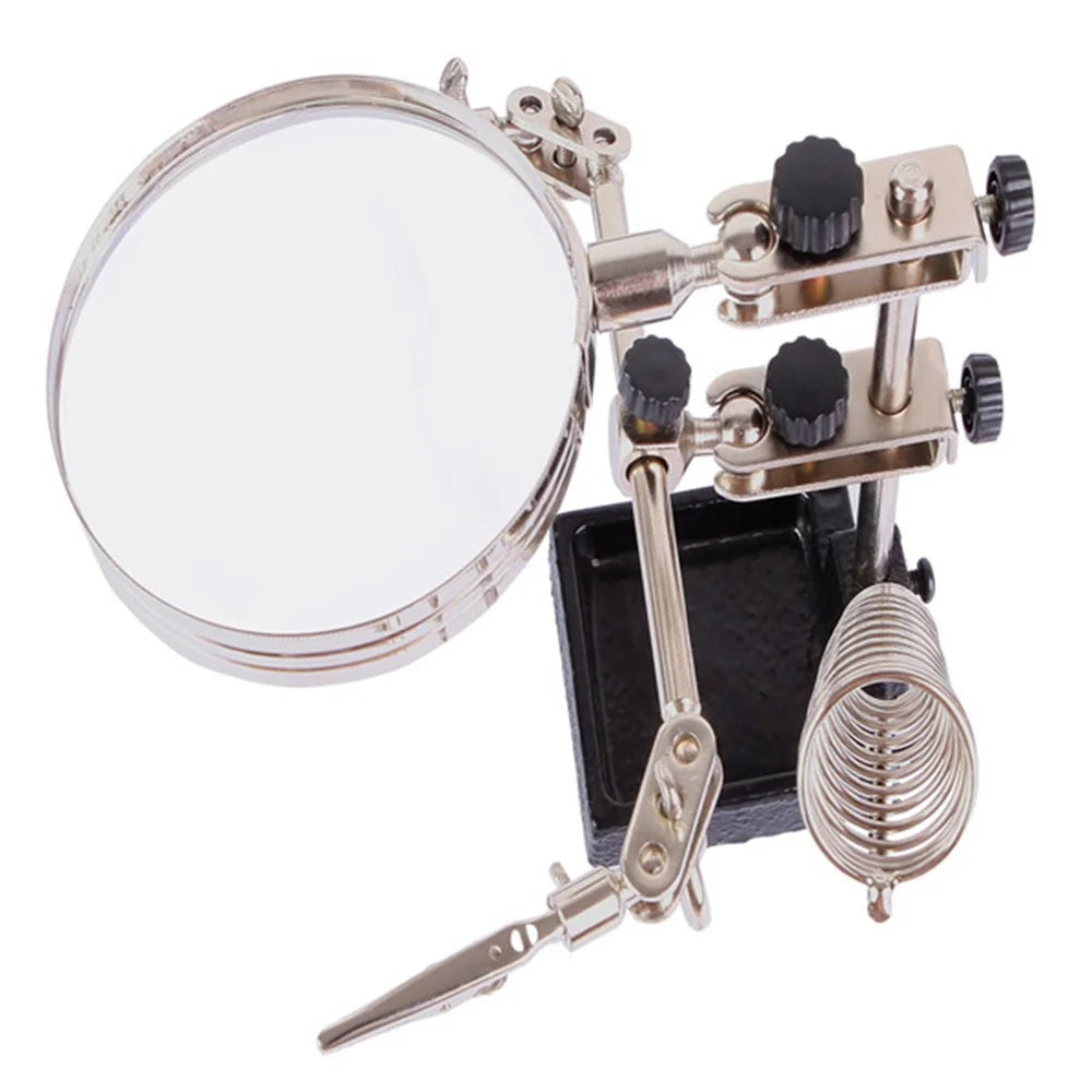 BEST BST-268Z 5X Electronic Maintenance Fixed Magnifying Glass with Clips - 2
