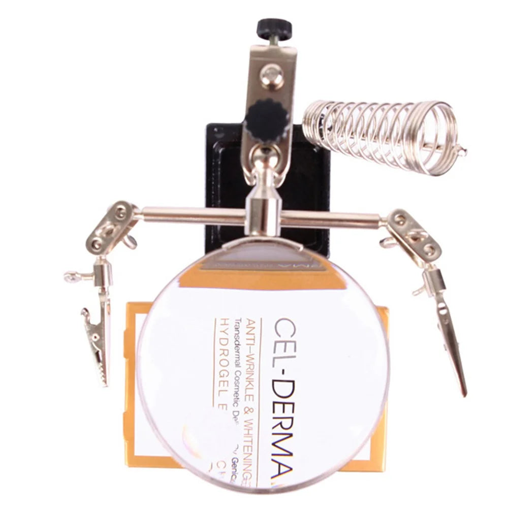 BEST BST-268Z 5X Electronic Maintenance Fixed Magnifying Glass with Clips - 5