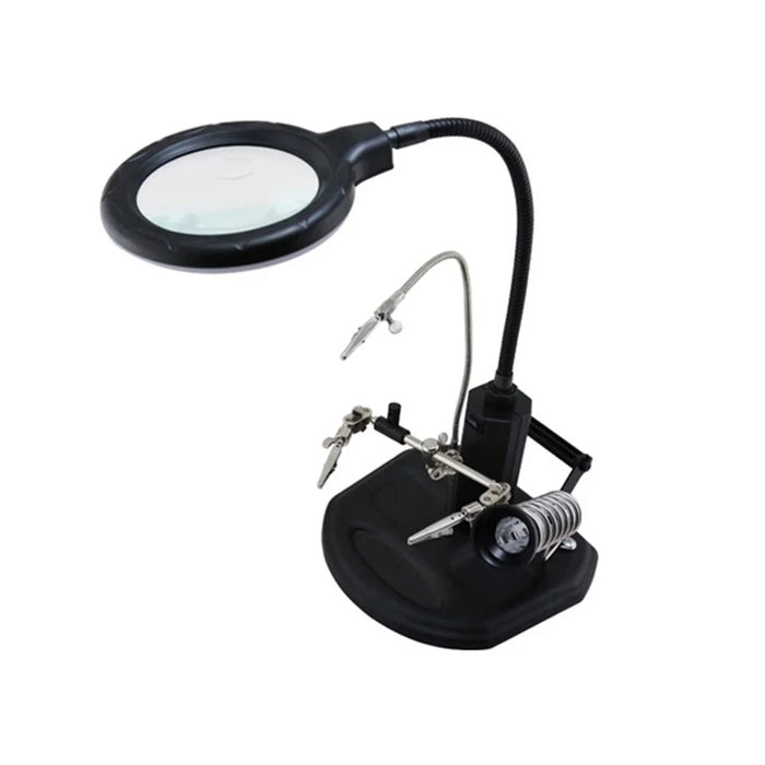 BEST BST-308L LED Lamp 2.5X/4X Magnifying Glass with Clips - 5