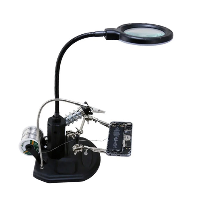 BEST BST-308L LED Lamp 2.5X/4X Magnifying Glass with Clips - 6