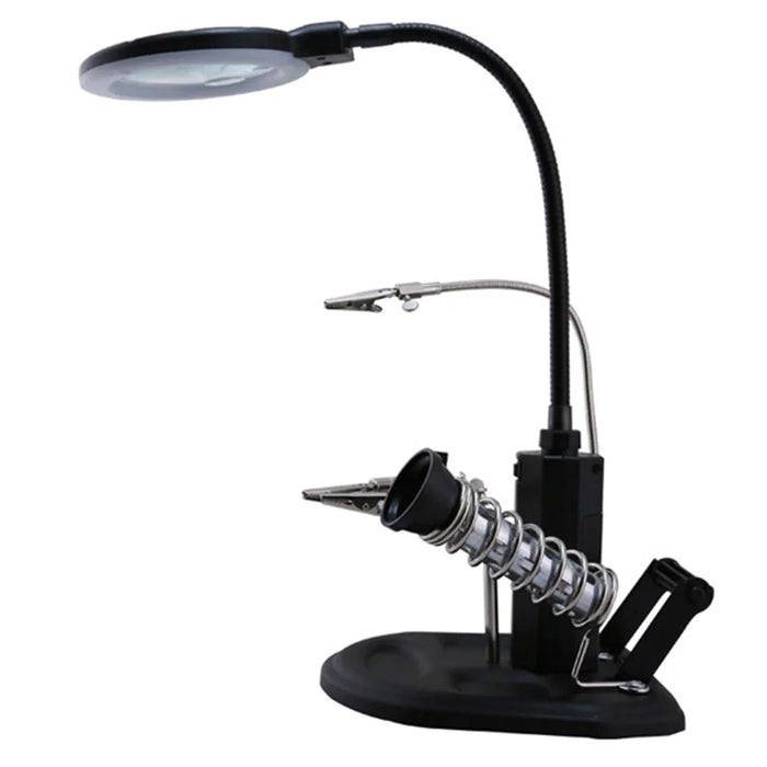 BEST BST-308L LED Lamp 2.5X/4X Magnifying Glass with Clips - 7