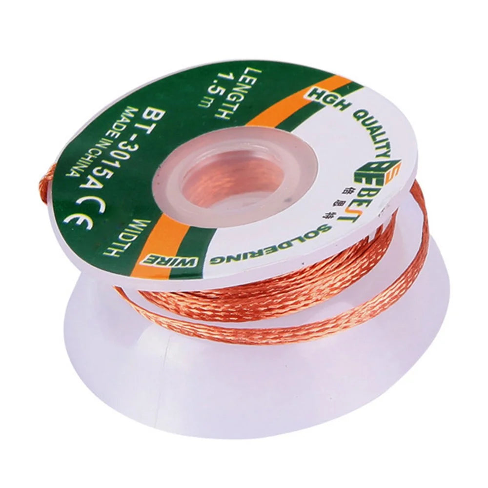 BEST BT-3015A 3mmx1.5m Copper Alloy Braided Soldering Desoldering Cable Wick - 3
