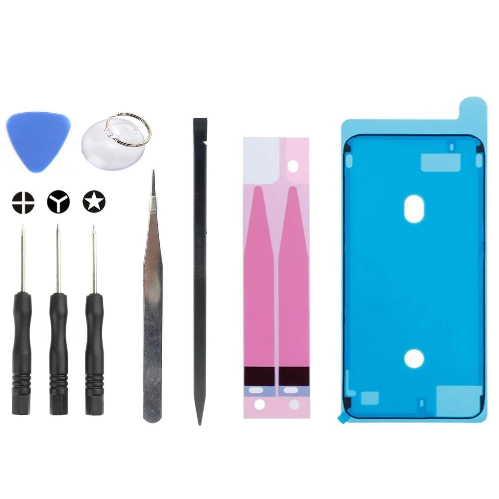 JF-8162 9-in-1 Battery Adhesive Sticker + Waterproof Adhesive Sticker Screwdriver Pry Repair Tool Kit for iPhone 8 4.7 - 1