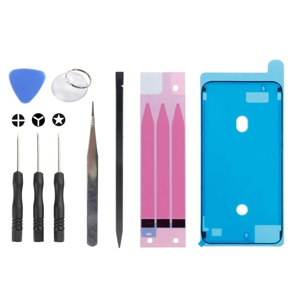 JF-8162 9-in-1 Battery Adhesive Sticker + Waterproof Adhesive Sticker Screwdriver Pry Repair Tool Kit for iPhone 8 4.7 - 2