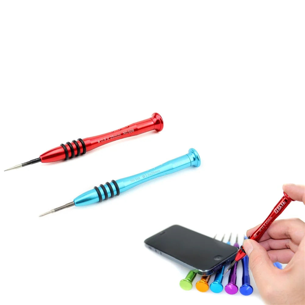 JF-8165 6-in-1 Battery Adhesive Sticker Screwdriver Repair Tool Set for iPhone 5 / 5c / SE - 2