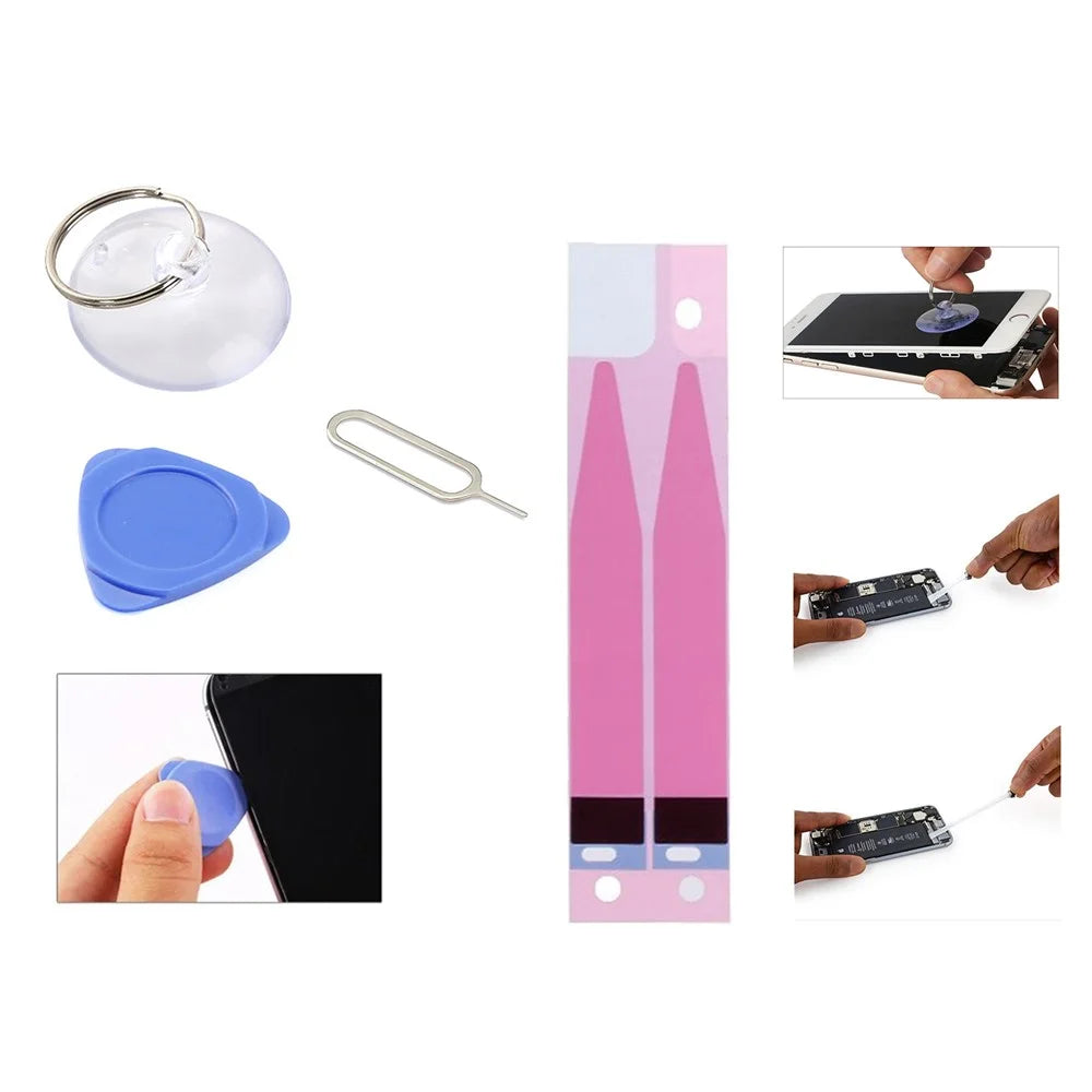 JF-8157 9-in-1 Battery Adhesive Sticker Screwdriver Repair Tool Set for iPhone 5s / 5 / 5c / SE - 3