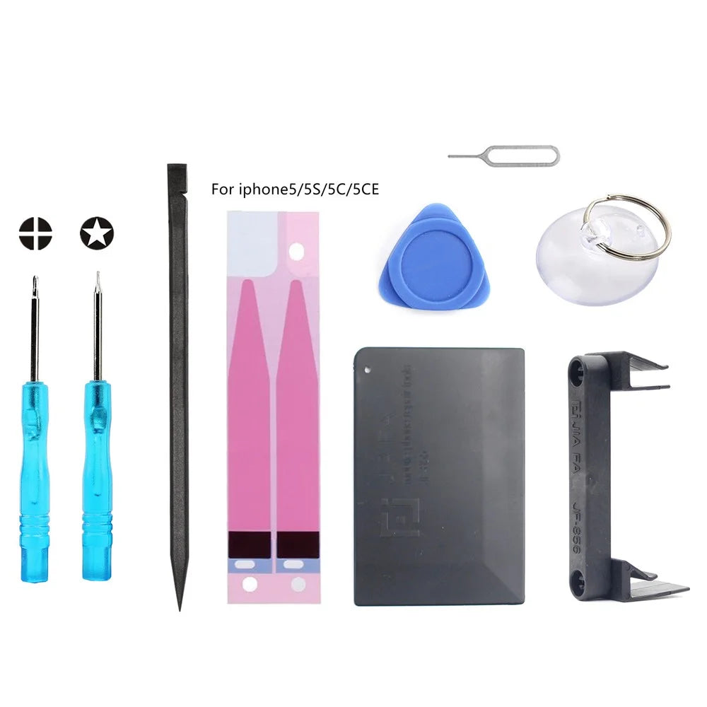 JF-8159 9-in-1 Battery Adhesive Sticker Screwdriver Repair Tool Set for iPhone 5s / 5 / 5c / SE - 1