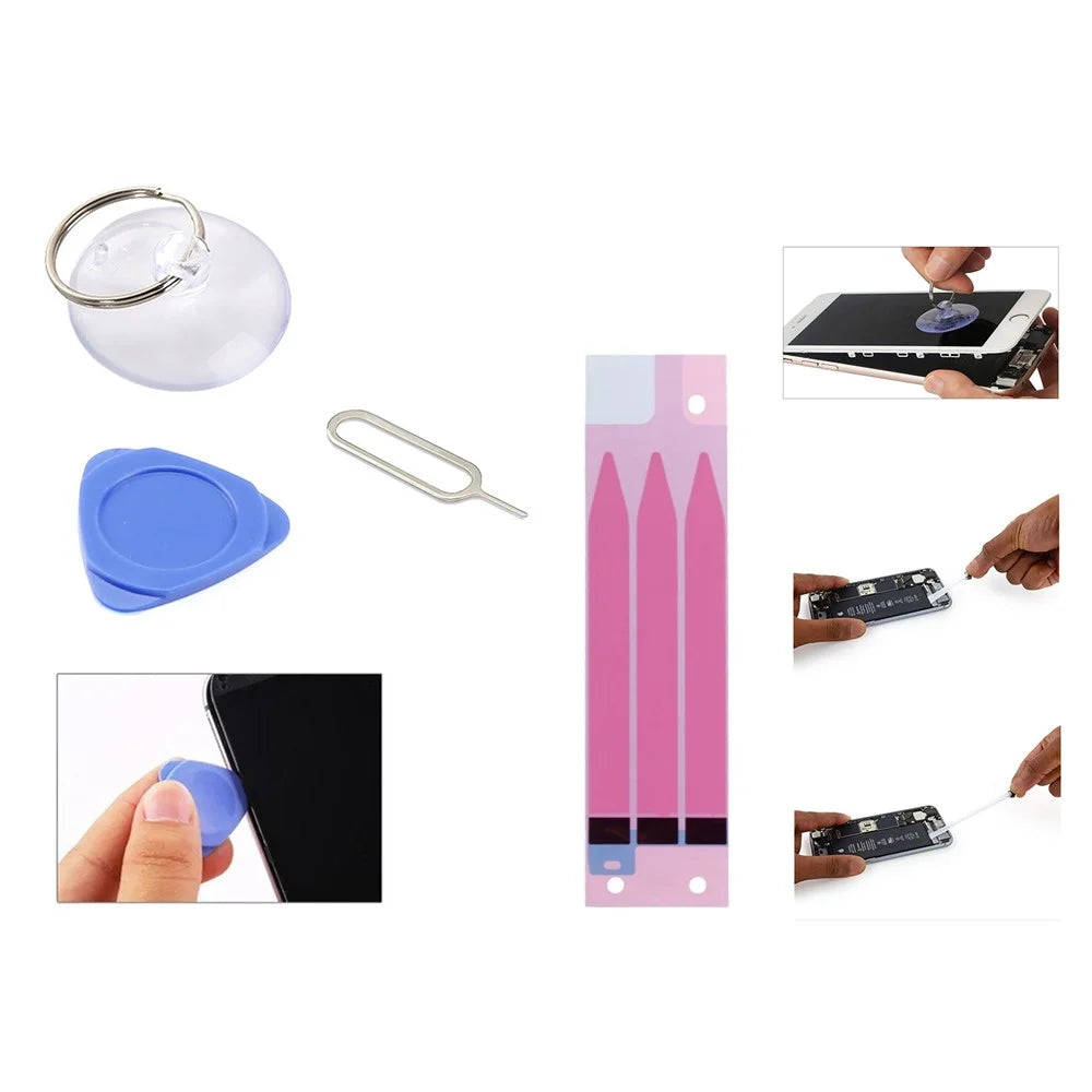 JF-8159 9-in-1 Battery Adhesive Sticker Screwdriver Repair Tool Set for iPhone 5s / 5 / 5c / SE - 3