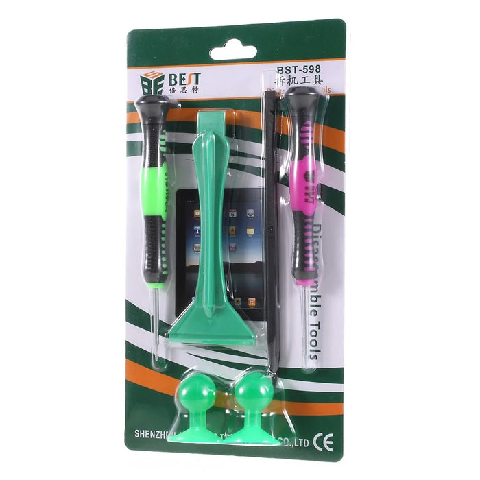 BEST BST-598 6 in 1 Screwdriver Disassemble Tools Set for iPhone iPad - 5