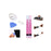 50PCS/Lot JF-8157 9-in-1 Battery Adhesive Sticker Screwdriver Repair Tool Set for iPhone 8/7/6s/6/SE/5s/5c/5 - 5