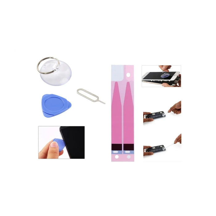 50PCS/Lot JF-8157 9-in-1 Battery Adhesive Sticker Screwdriver Repair Tool Set for iPhone 8/7/6s/6/SE/5s/5c/5 - 5