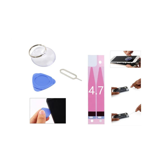 50PCS/Lot JF-8159 9-in-1 Battery Adhesive Sticker Screwdriver Repair Tool Set for iPhone 8/7/6s/6 - 5
