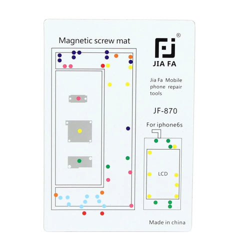 JIAFA JF-870 Magnetic Screw Mat Phone Repair Tool for iPhone 6s 4.7-inch - 1