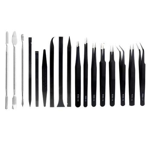JF-8169 17 in 1 Mobile Phone Opening Pry Tool Tweezers Crowbars Repair Kit - 1