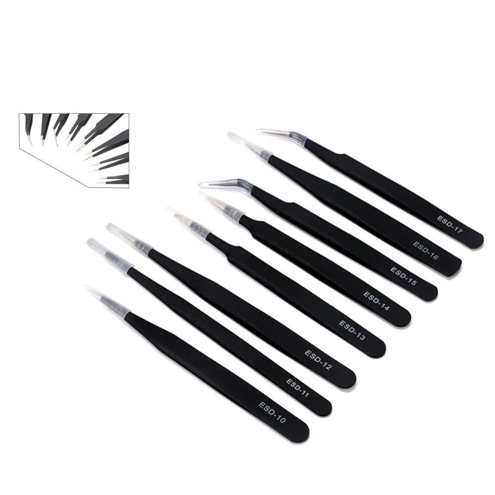 JF-8169 17 in 1 Mobile Phone Opening Pry Tool Tweezers Crowbars Repair Kit - 2