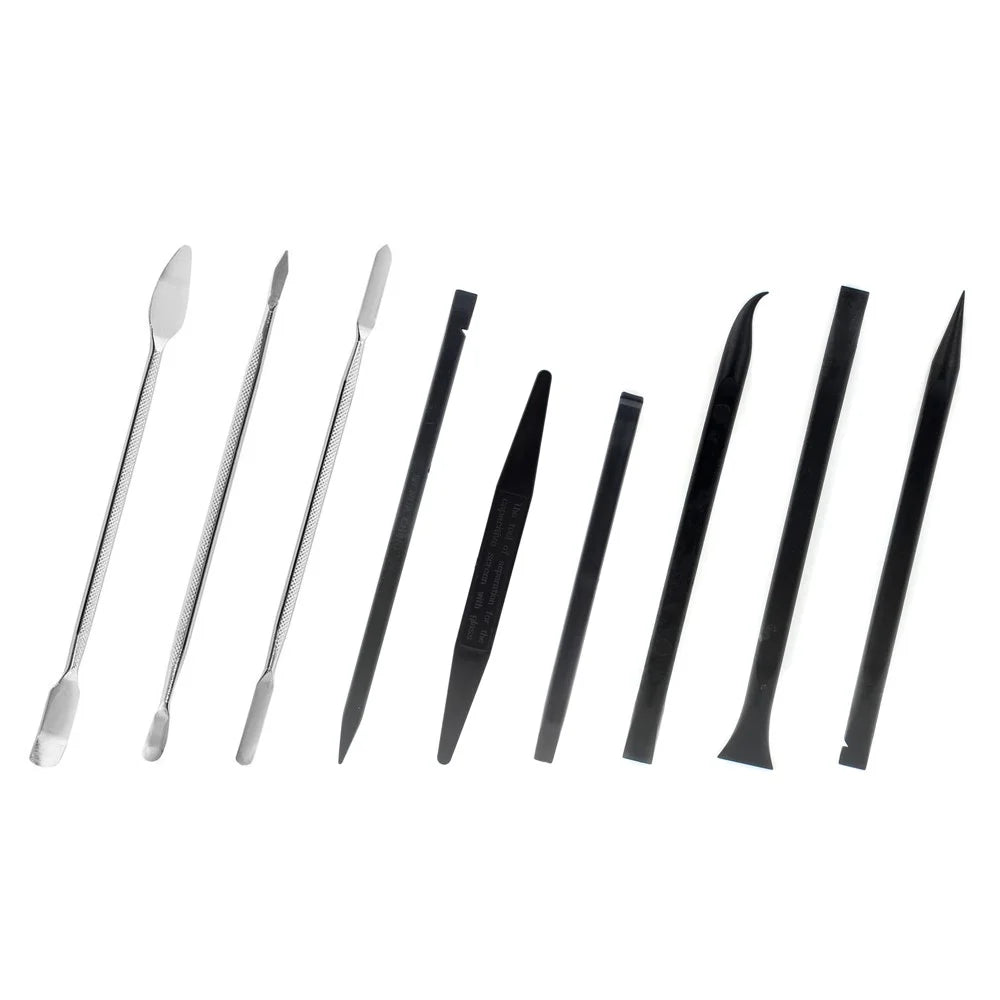 JF-8169 17 in 1 Mobile Phone Opening Pry Tool Tweezers Crowbars Repair Kit - 3