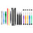 JF-8172 17-in-1 5 Screwdrivers Tweezers Pry Opening Tool Kit for iPhone Maintenance - 1