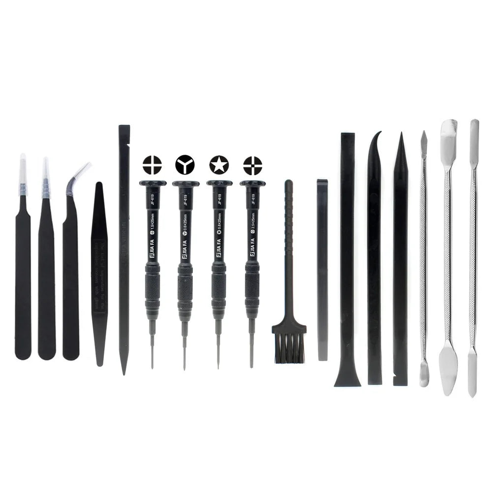 JF-8172 Professional 17-in-1 Screwdrivers Opening Tool Kit for iPhone Repair - 1