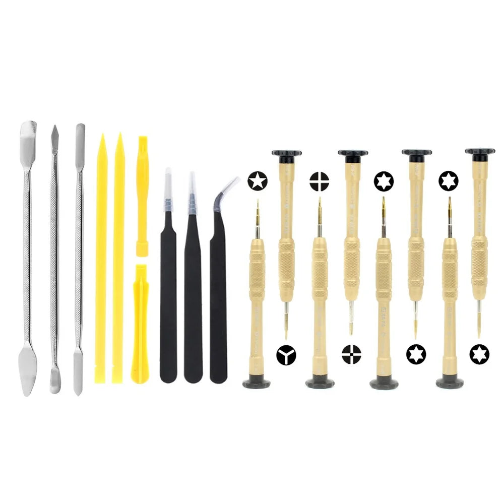 JF-8174 Professional 18-in-1 Screwdriver Set Opening Tool Set for Mobile Phone Maintenance - 1