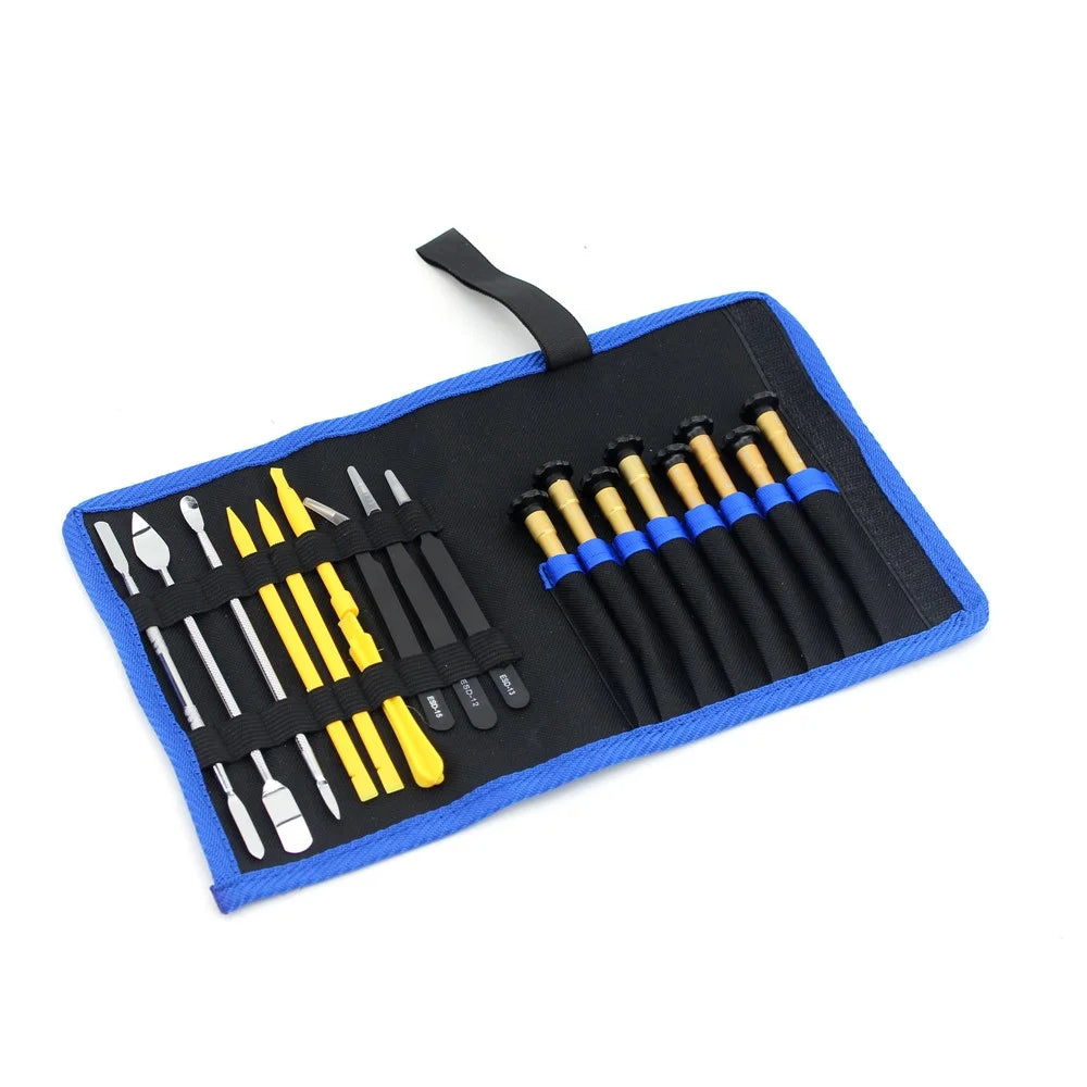 JF-8174 Professional 18-in-1 Screwdriver Set Opening Tool Set for Mobile Phone Maintenance - 5