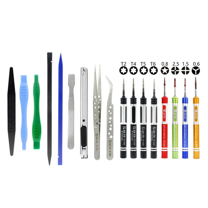JF-8174 Professional 17-in-1 Screwdriver Set Opening Tool Kit for Mobile Phone Repair - 1