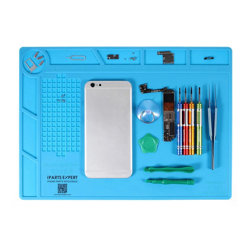IPARTSEXPERT Heat Insulation Silicone Maintenance Pad for Mobile Phone, Size: 35cm x 25cm x 0.3cm - 1