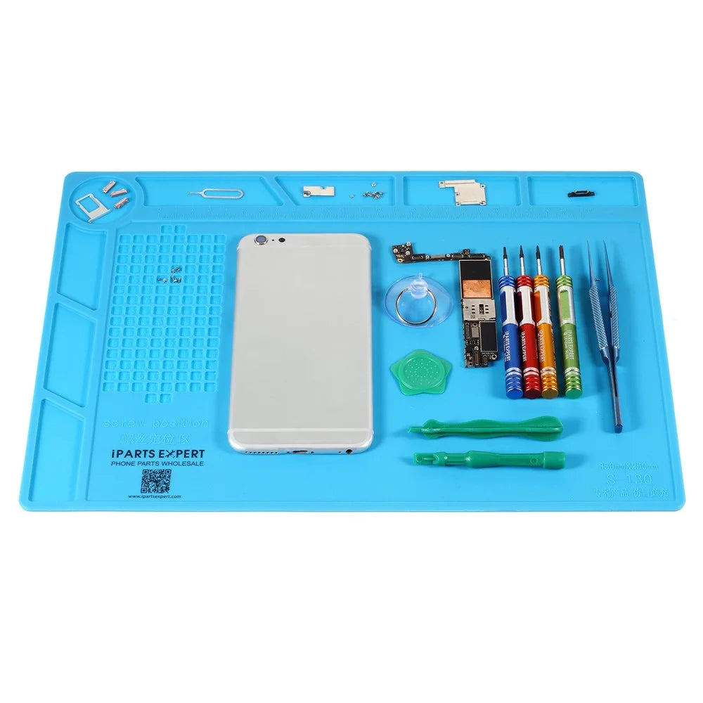 IPARTSEXPERT Heat Insulation Silicone Maintenance Pad for Mobile Phone, Size: 35cm x 25cm x 0.3cm - 2