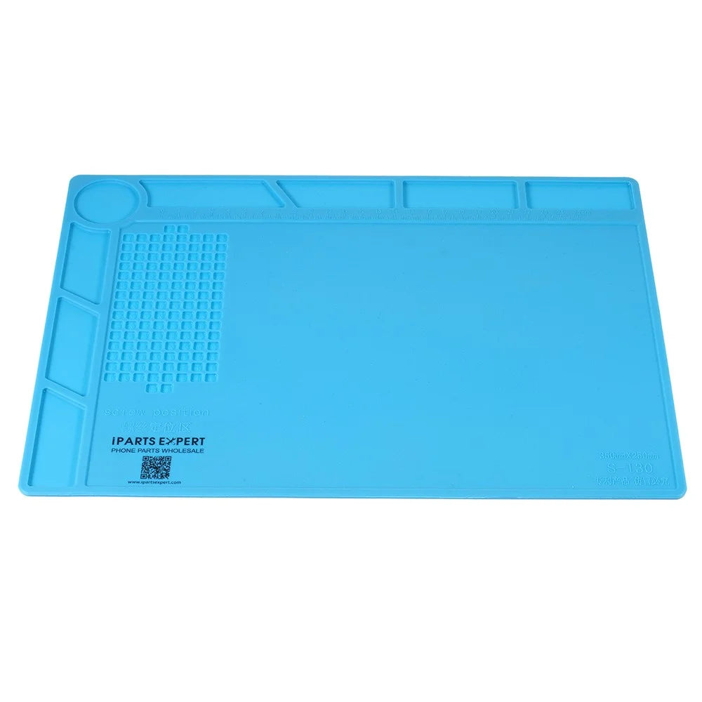 IPARTSEXPERT Heat Insulation Silicone Maintenance Pad for Mobile Phone, Size: 35cm x 25cm x 0.3cm - 5