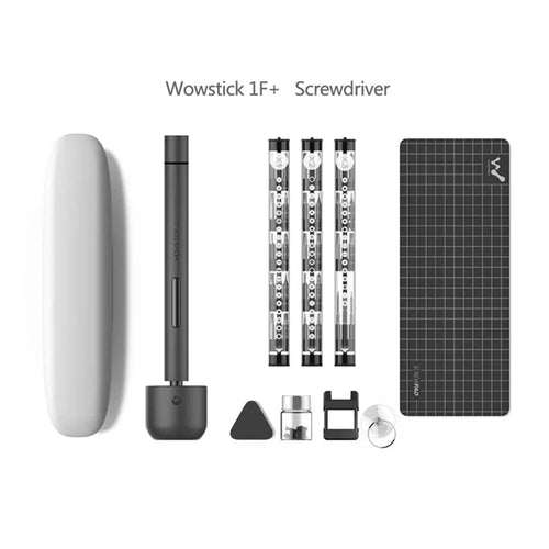 WOWSTICK 1F+ 64 in 1 Electric Screwdriver with 56 Bits Rechargeable Lithium Alloy Body 3 LED Lights - 1
