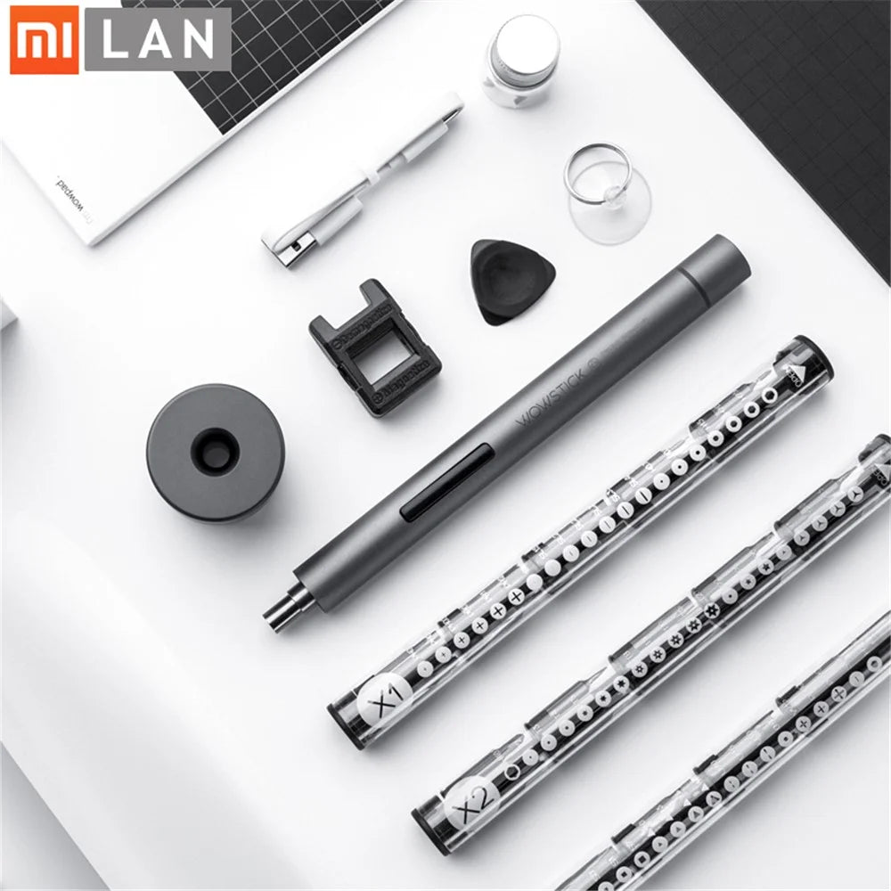 WOWSTICK 1F+ 64 in 1 Electric Screwdriver with 56 Bits Rechargeable Lithium Alloy Body 3 LED Lights - 3