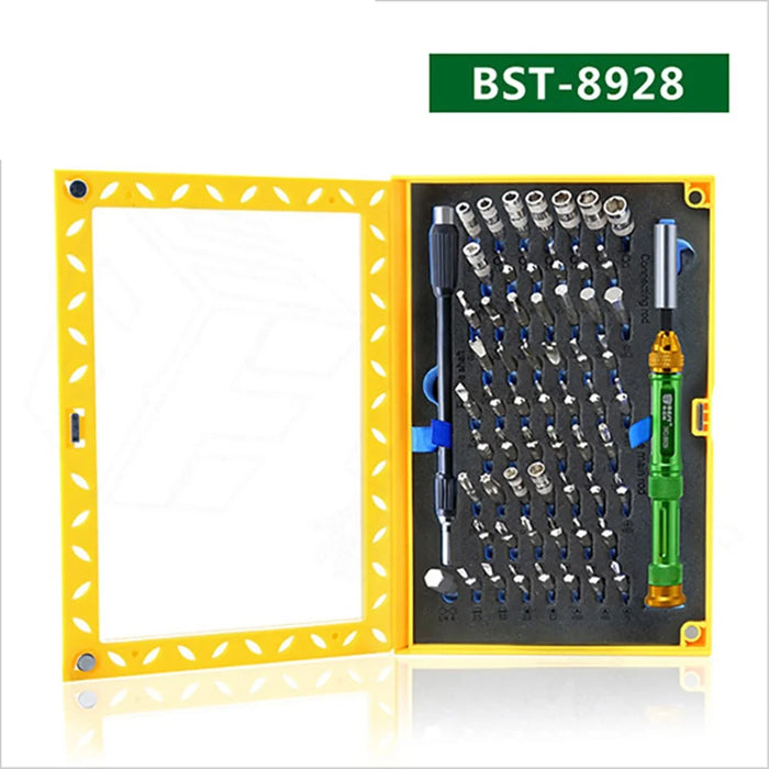 BEST BST-8928 63 in 1 Multi-functional Precision Screwdriver Bit Driver Tools Set - 1
