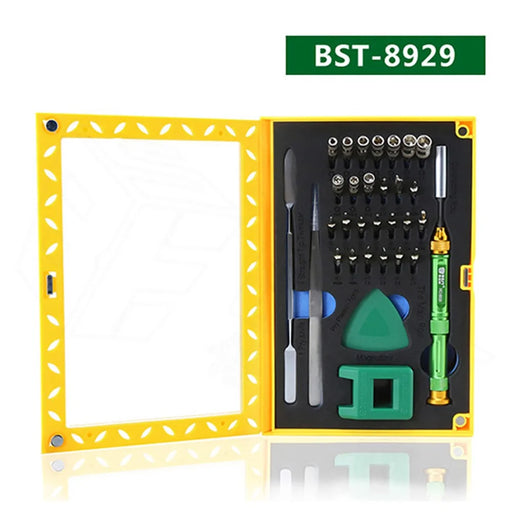 BEST BST-8929 Multi-function Screwdriver Set High Precision Screwdriver Kit with Tweezers Magnetizer Spudger - 1